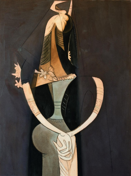 Вифредо Лам. «Crossed hands», 1951. Из частной коллекции
