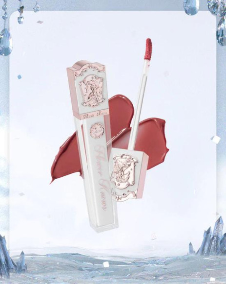 Блеск для губ Unicorn Crystal Lip Gloss, J08 Red Quartz, Flower Knows