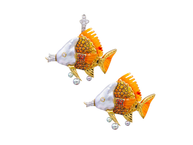 Брошь Butterlfy Fish, Alessio Boschi