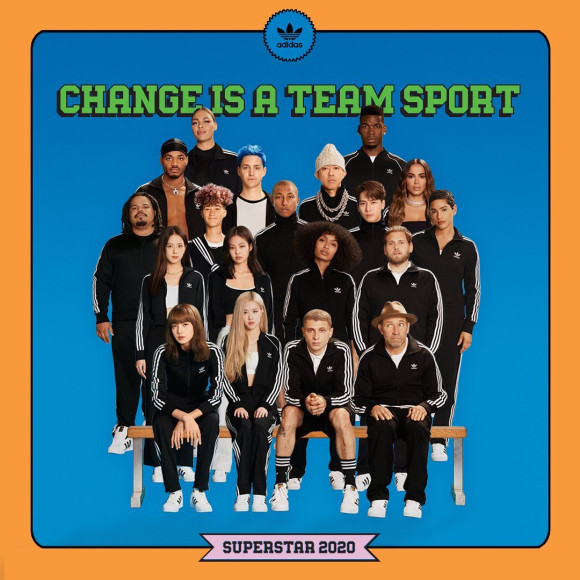 Группа Blackpink и участник группы GOT7 Джексон Ван среди амбассадоров adidas Superstar, 2020