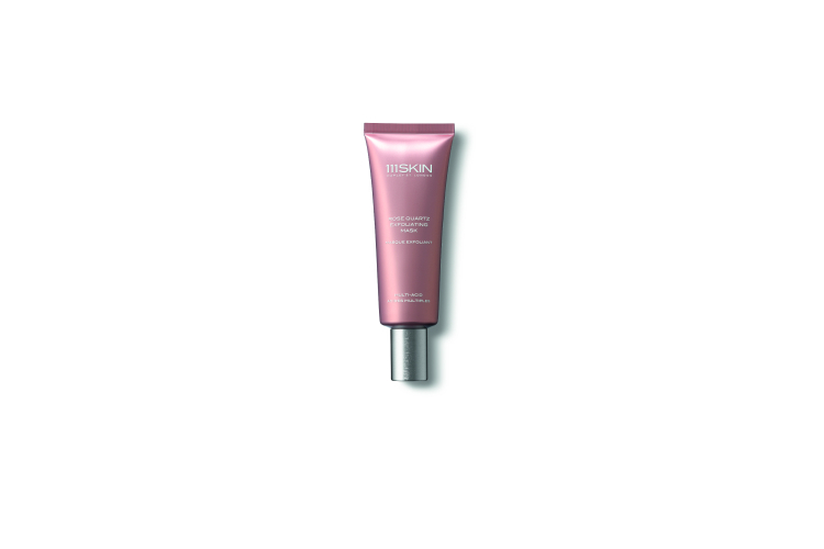 Маска с фруктовыми кислотами и нежной пудрой розового кварца Rose Quartz Exfoliating Mask, 111Skin уменьшает видимость пор и мгновенно придает коже сияние