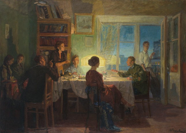 Николай Ромадин. «Вечеринка», 1939