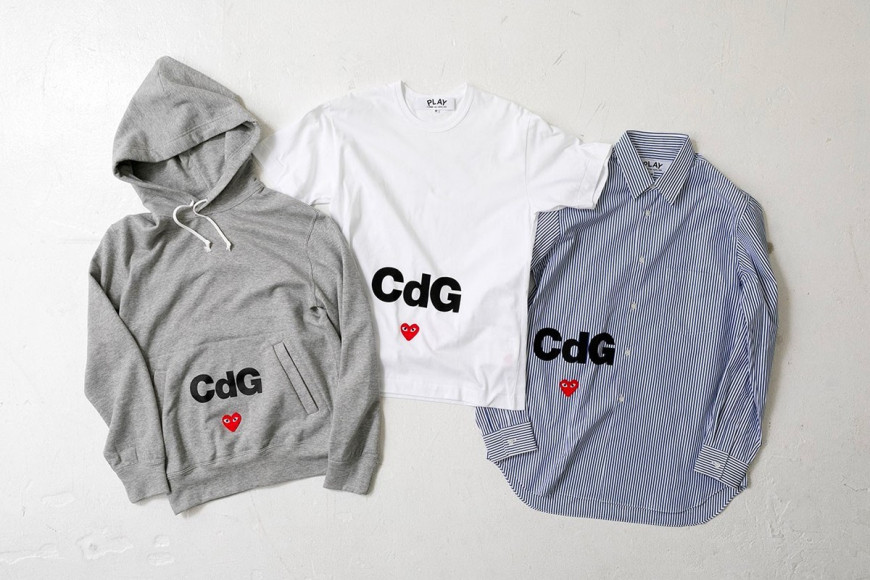 Коллаборация Comme des Garçons Play X The North Face