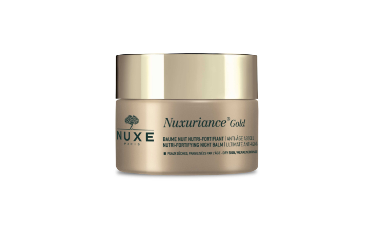 Питательный укрепляющий антивозрастной ночной бальзам для лица Nuxuriance Gold, Nuxe