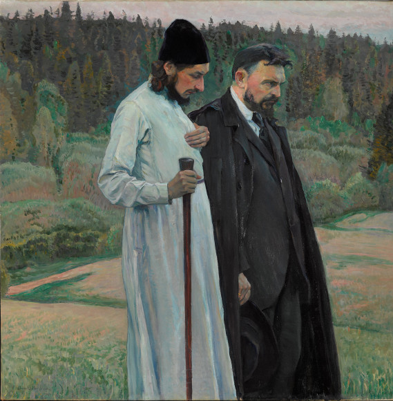 Михаил Нестеров. «Философы», 1917