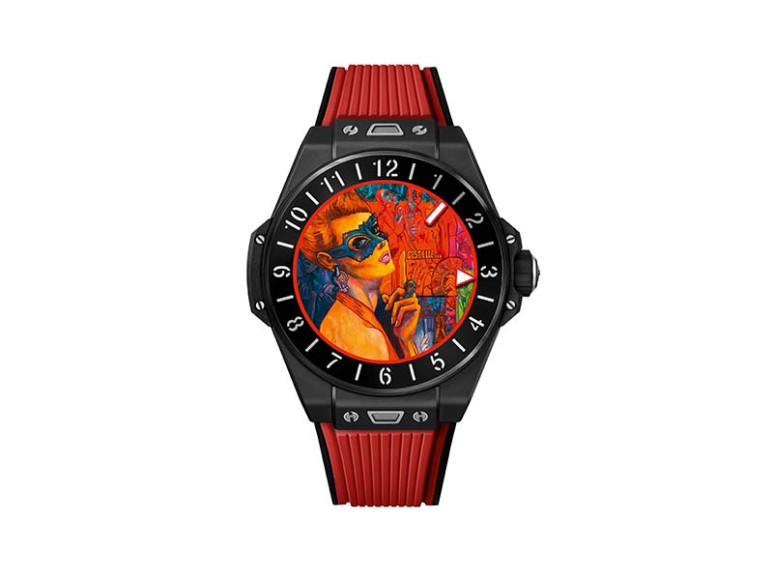 Часы Big Bang e с циферблатом Hublot Loves Art Dials по дизайну Марка Ферреро