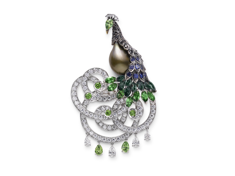 Брошь Jardin Mystérieux, Mikimoto