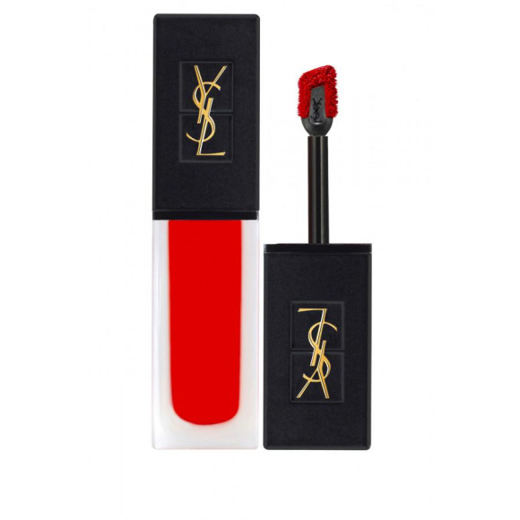 Жидкая матовая помада Tatouage Couture Velvet Cream Matte Liquid Lipstick, оттенок 201 Red, YSL (hotra.ru)
