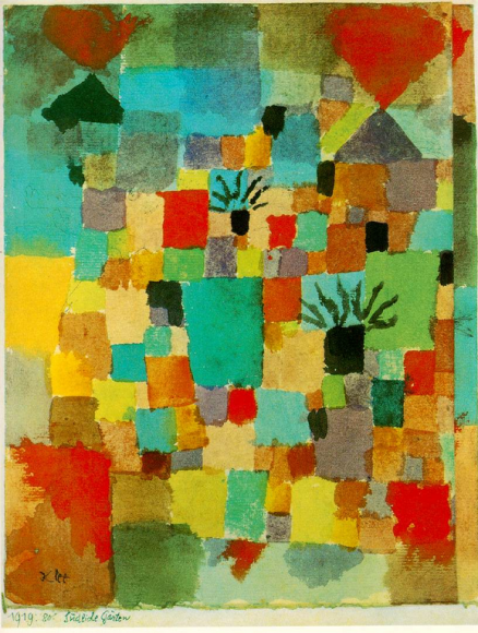 Paul Klee. Southern (Tunisian) gardens