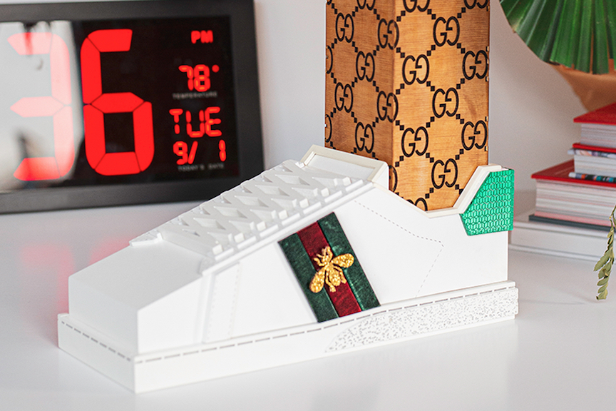 Кроссовки, созданные в приложении Gucci Sneaker Garage