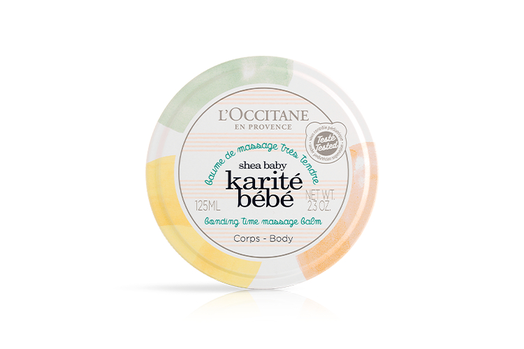 Детское массажное масло Karité Bébé, L’Occitane