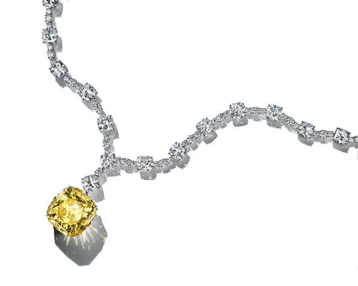 Колье с бриллиантом Yellow Tiffany, Tiffany & Co