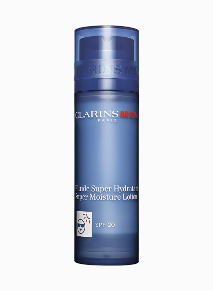 Интенсивно увлажняющий лосьон для лица Fluide Super Hydratant SPF 20, ClarinsMen
