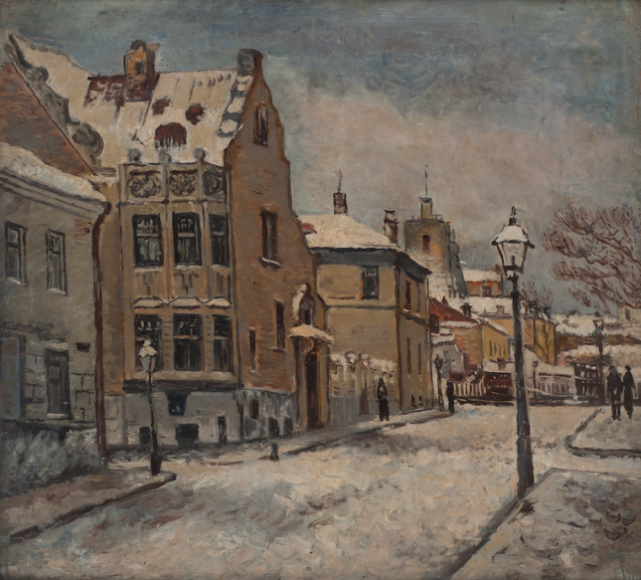 Евгений Окс. «Большой Ржевский переулок», 1934