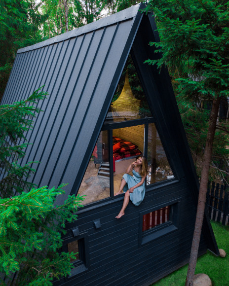 Коттедж типа A-frame