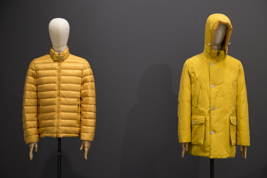 Экологичная коллекция Woolrich, представленная на Pitti Uomo в январе