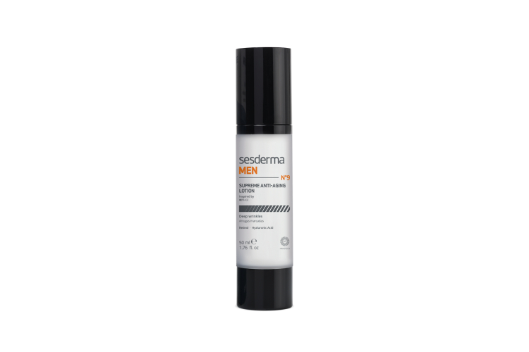 Антивозрастной мужской лосьон Men Supreme anti-aging lotion, Sesderma Men, 5890 руб. («Золотое Яблоко»)