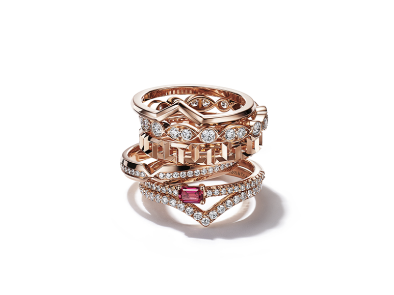 Кольца Tiffany & Co, цена по запросу (магазины Tiffany & Co)