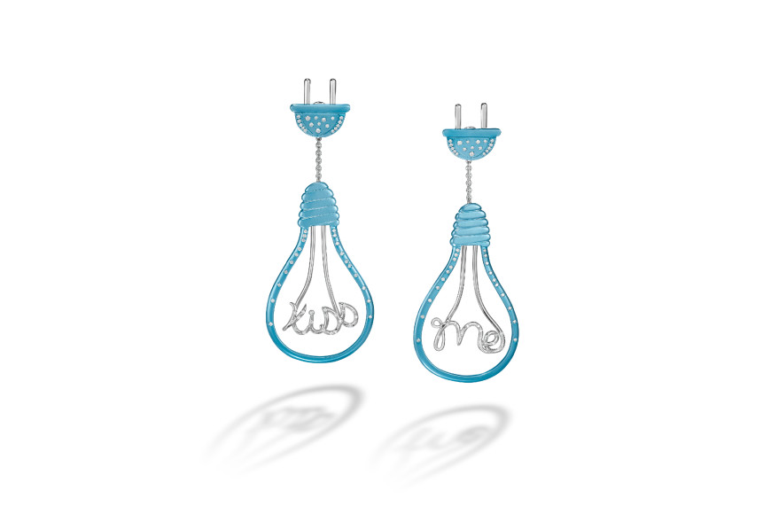 Серьги Edison Enlightenment, Suzanne Syz Art Jewels