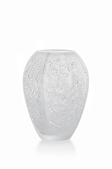 Ваза «Сакура», белый хрусталь, 14 см, 49 650 руб., Lalique